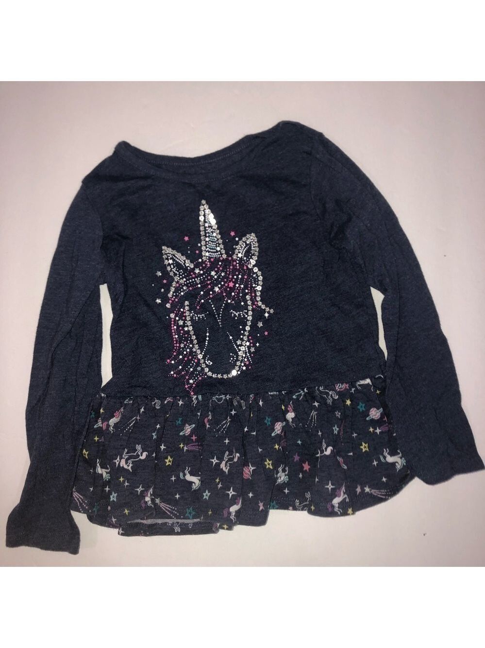 𝅺5 for $10 Girls Garanimals unicorn top Size 3T
